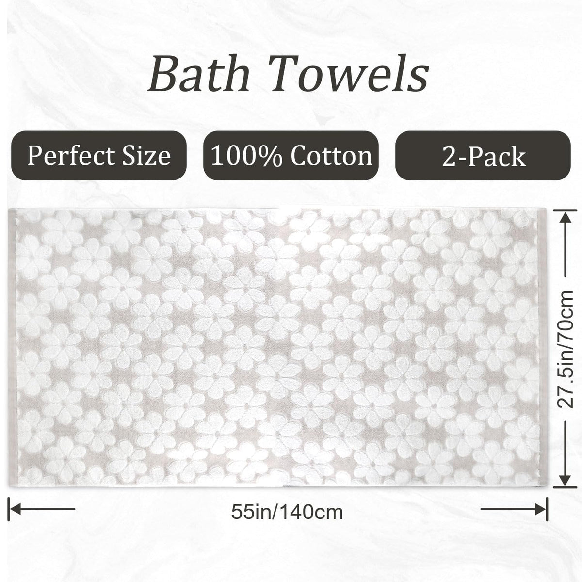 Jacquotha gift-ready towels perfect for housewarmings and weddings.
