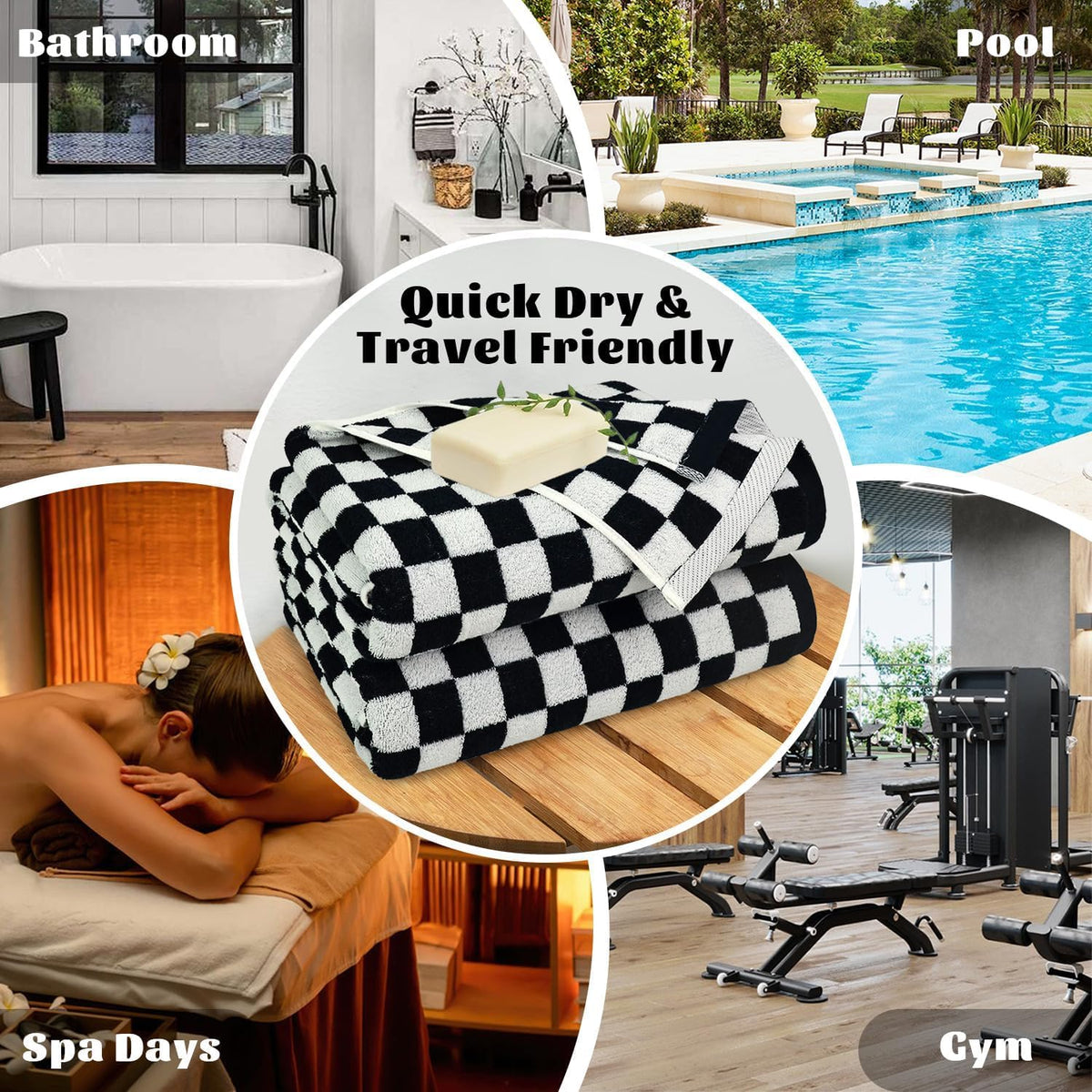 Jacquotha quick-dry 520gsm towels help busy mornings stay comfortable and fresh.