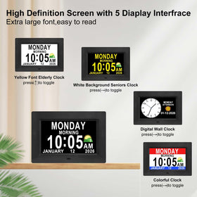 Jaihonda dementia clock for daily use supports clear scheduling and reminders.
