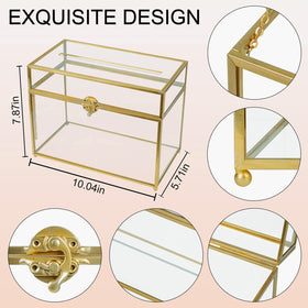 Jajamy wedding card box serves as a table centerpiece decor