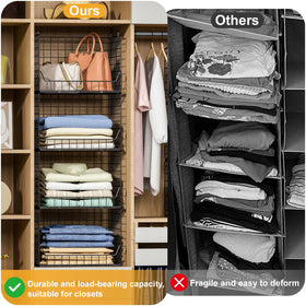 Jakyitvi closet setup in a bedroom shows versatile organization.