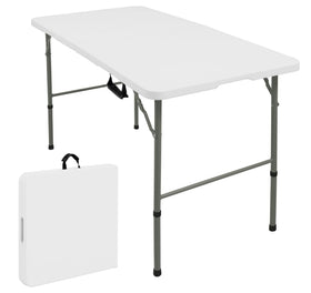 JALANCY 4ft folding table setup demonstrating sturdy design for versatile events