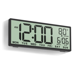 JALL 14-5 inch large digital wall clock display for easy reading.