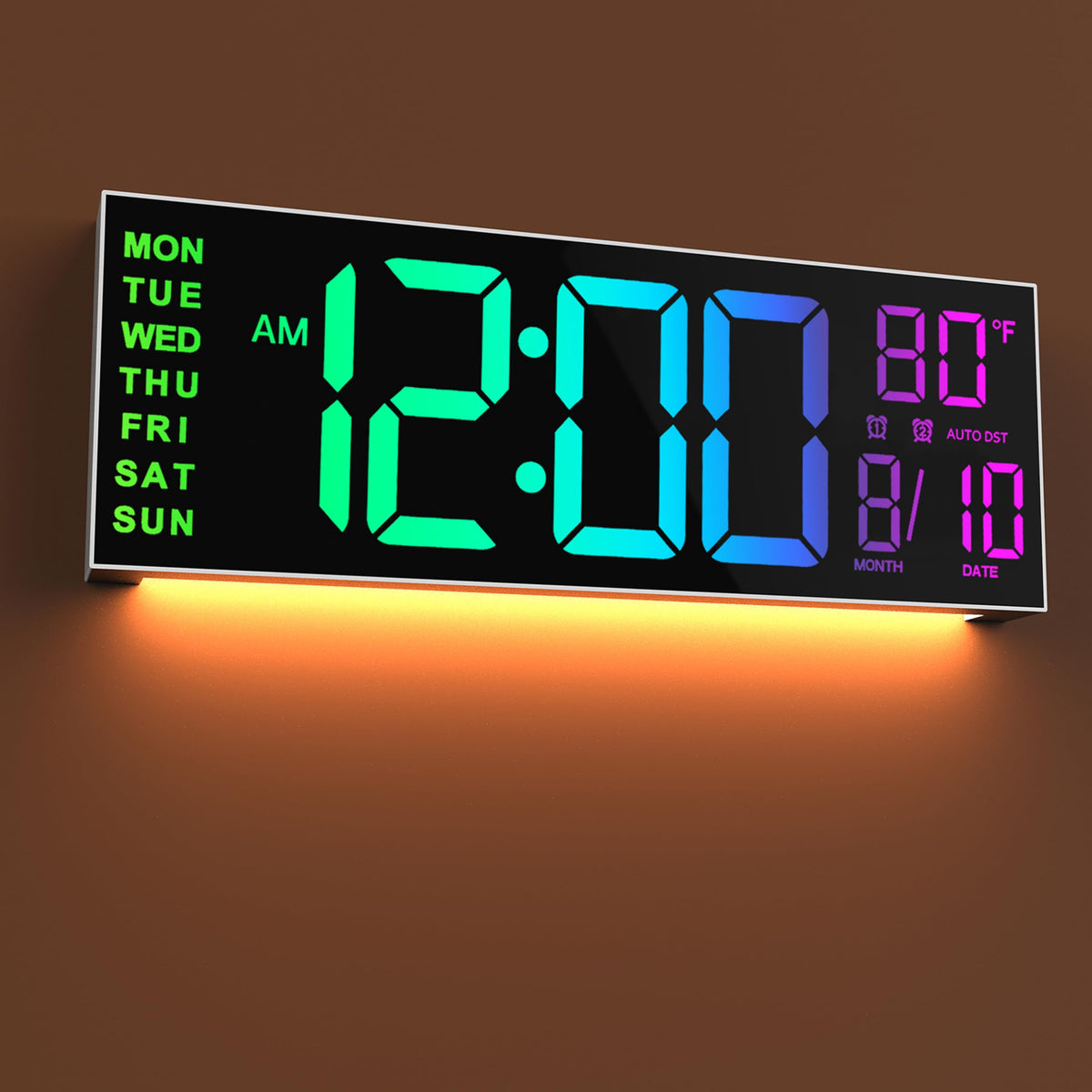 JALL 16 inch clock with large display easy to read from afar