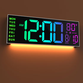 JALL 16 inch clock with large display easy to read from afar