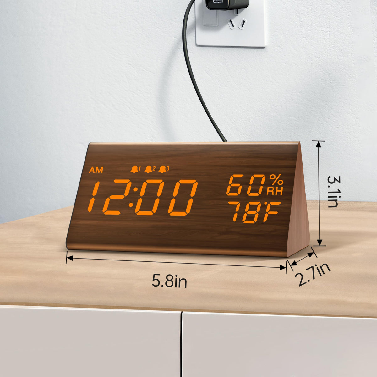 Weekday mode keeps alarms on Monday–Friday.