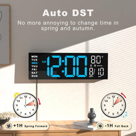 JALL automatic DST and brightness sensor adjusts display automatically