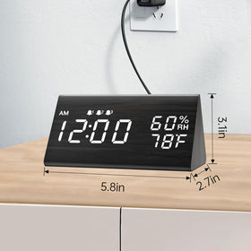 JALL black wood-frame finish suits modern bedside aesthetics.