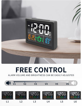 JALL clock snooze button for extra 9 minutes of sleep