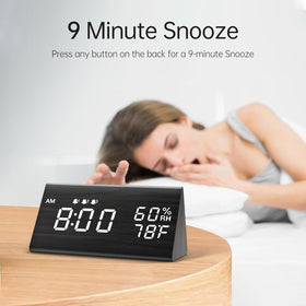 JALL temperature and humidity sensor provides quick room condition checks.