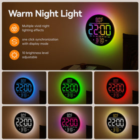 JALL remote control interface for quick, convenient clock adjustments.