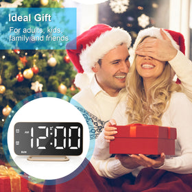 JALL slim clock with 0.4-inch profile fits crowded desks.