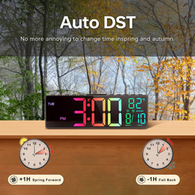 JALL temperature readout shows Celsius or Fahrenheit for quick reference.