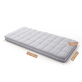 Jamdok gel-infused memory foam core for cooling, supportive comfort.