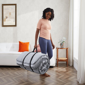 Jamdok roll design with storage strap for travel.