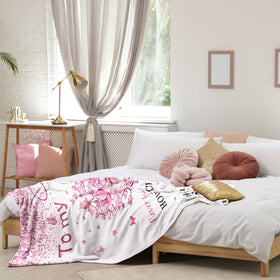 Jamfind 60x50 inch blanket draped on couch for cozy moments