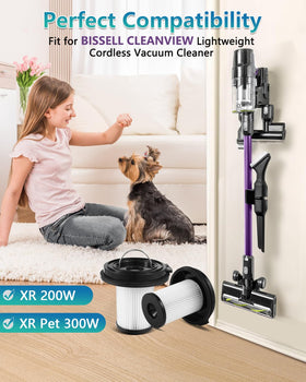 Janedtcyy Cleanview XR pleated filters with brush for easy maintenance