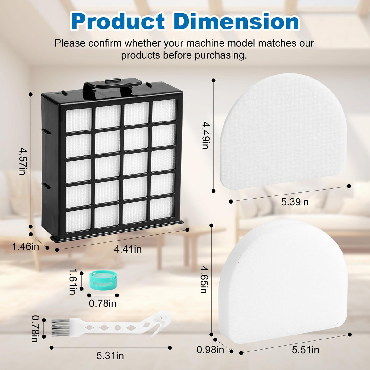 Janedtcyy premium HEPA paper and housing provide durable filtration performance.