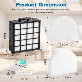 Janedtcyy premium HEPA paper and housing provide durable filtration performance.