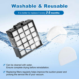 Janedtcyy washable filters save cost with reusable design after air-drying.