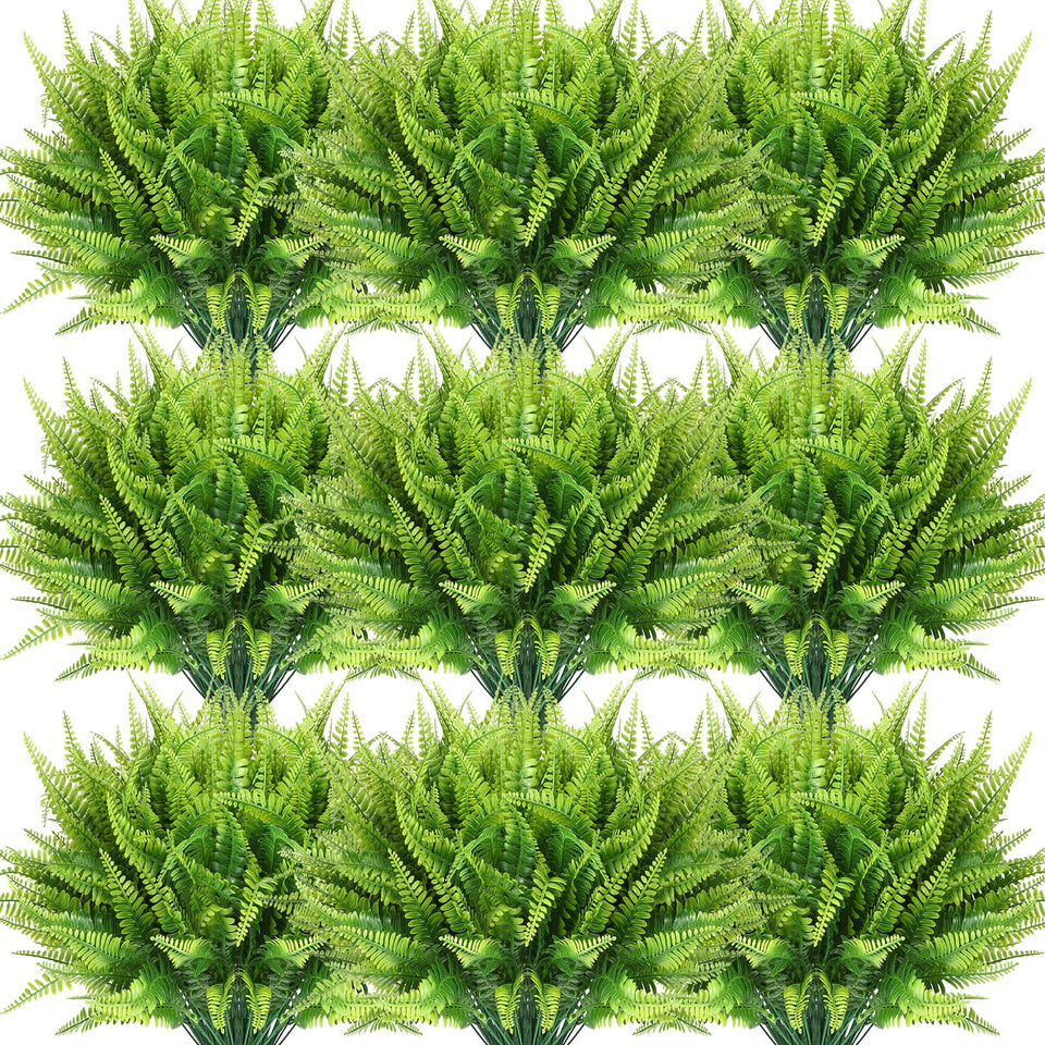 Janinka Boston fern stem closeup showing realistic texture for easy arrangement.
