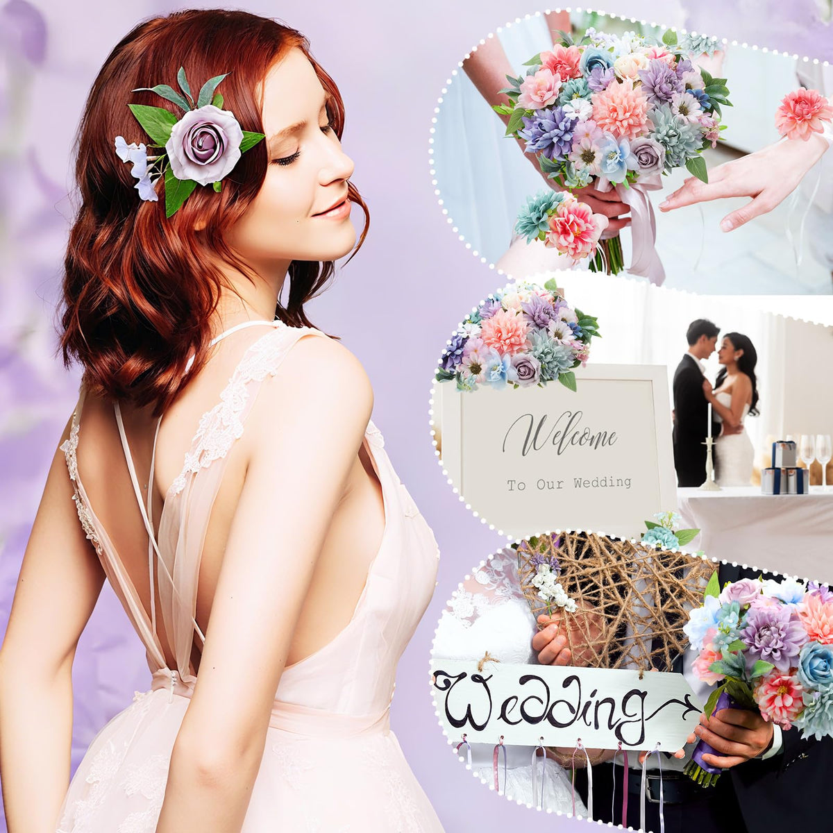 Janinka flexible stems with iron wire support for versatile arrangements.
