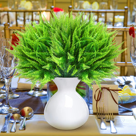 Janinka outdoor faux fern 41-cm height enhances porch greenery.