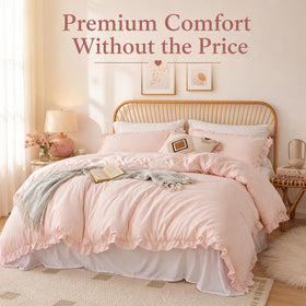 JANZAA pillow shams included complete twin-set presentation.