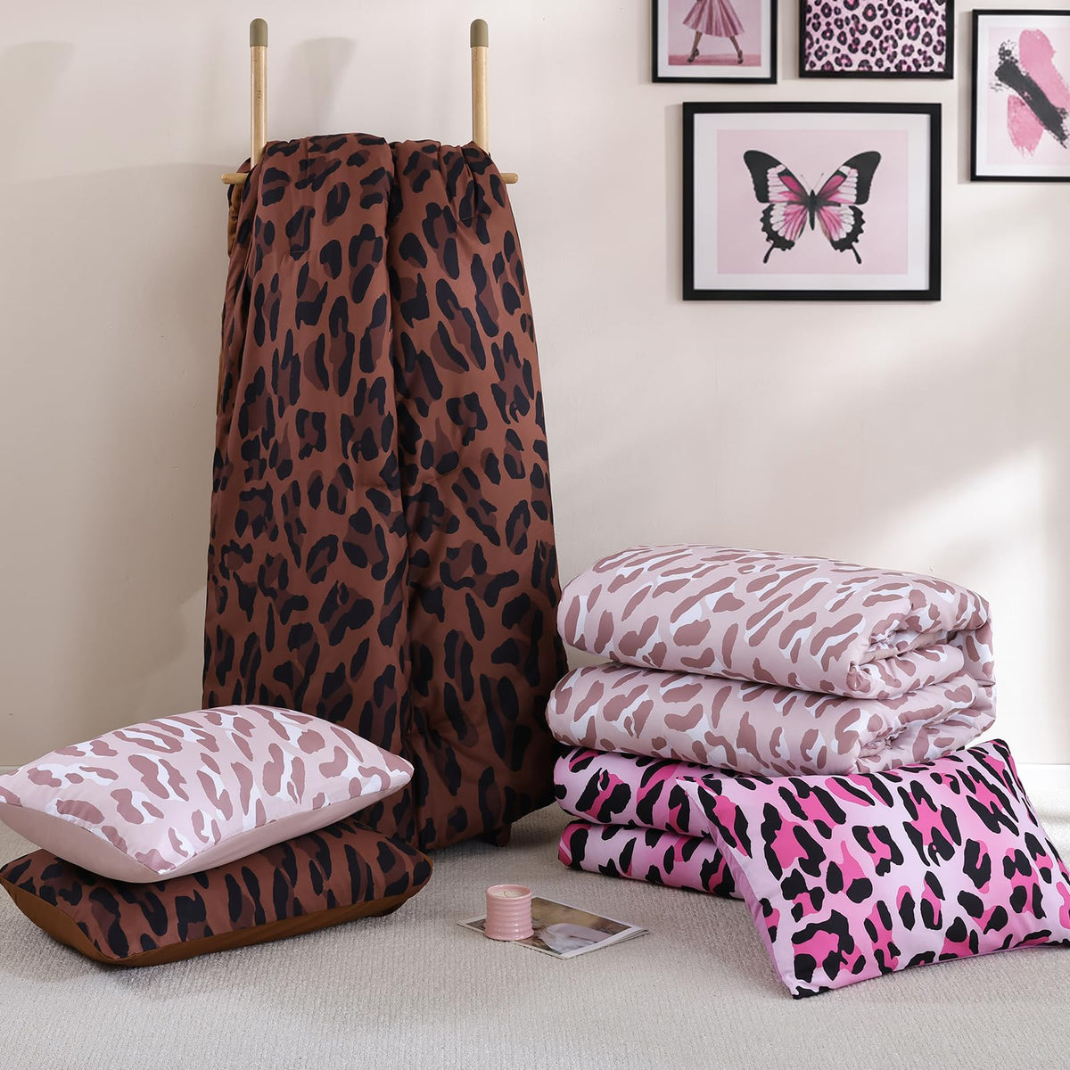 JANZAA complete 3-piece set for quick bed styling