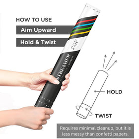 JAPJA confetti cannon launching up to 40 feet for stunning visuals
