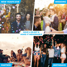 JAPJA biodegradable confetti is lightweight and safe for celebrations