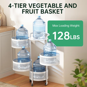JAQ heavy-duty carbon steel storage rack designed for long-term kitchen use