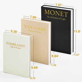 Soft linen covers and elegant lettering add romantic charm to JARLINK books