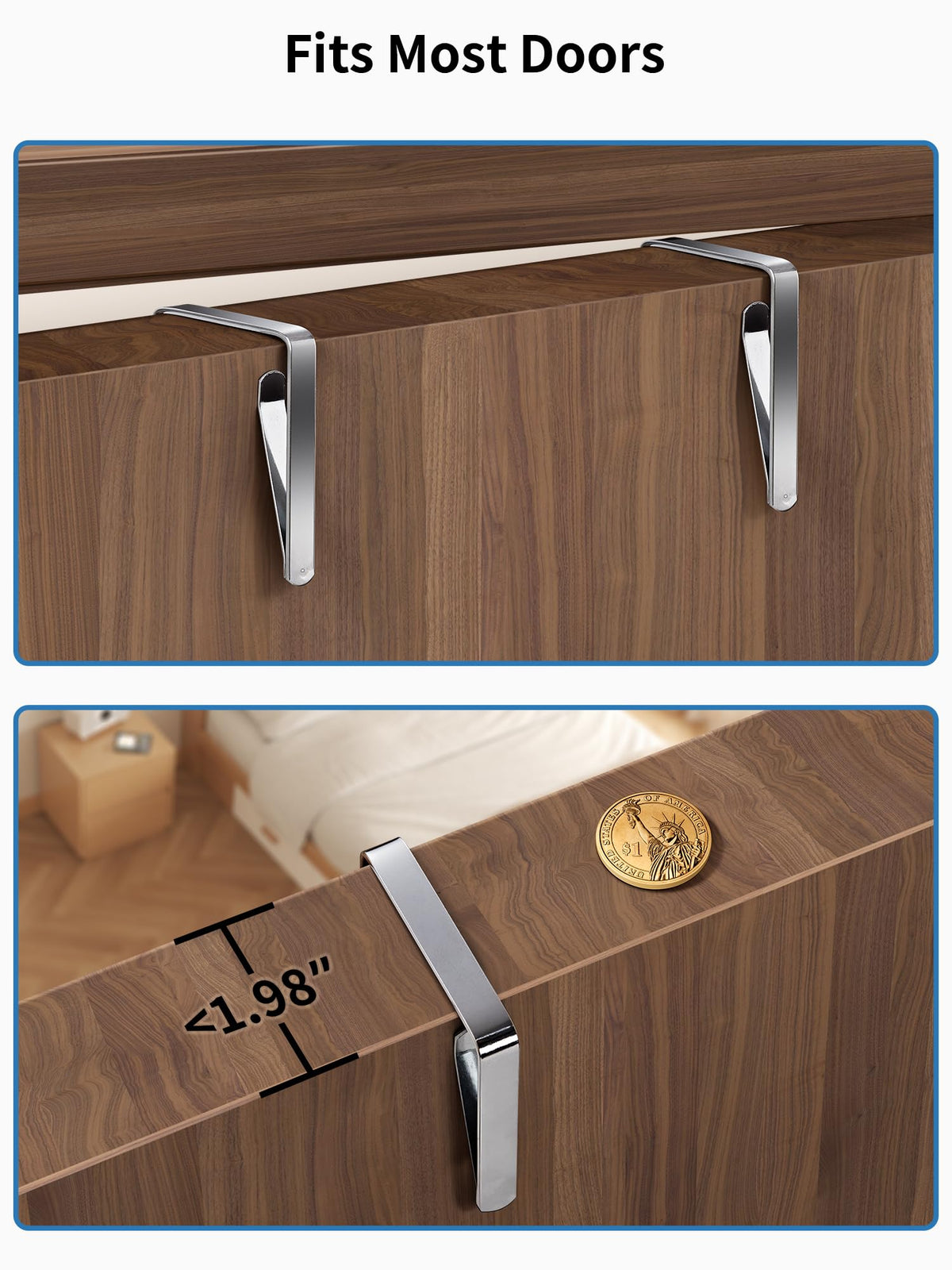 JARLINK bathroom storage behind the door keeps essentials organized