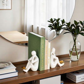 JARLINK linen faux books storage function demonstrates practical display
