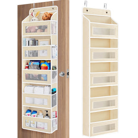 JARLINK over-the-door organizer with five pockets for clutter-free storage.
