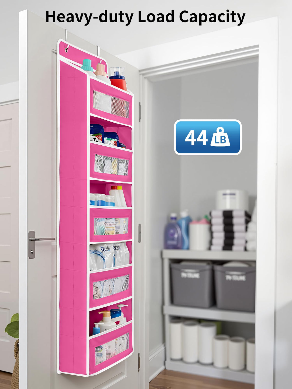 JARLINK reinforced door hooks fit doors up to 1.98 inches thick
