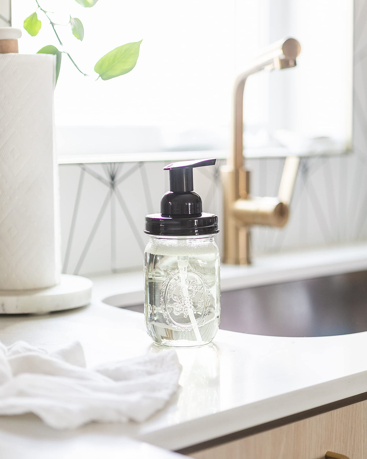 Jarmazing designer waterproof stickers add style to jars.
