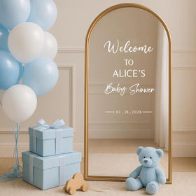 JarThenaAMCS glass and mirror compatible decal works on windows and smooth surfaces.