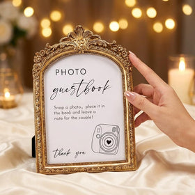JarThenaAMCS 8-inch sign fits compact tabletops without crowding.