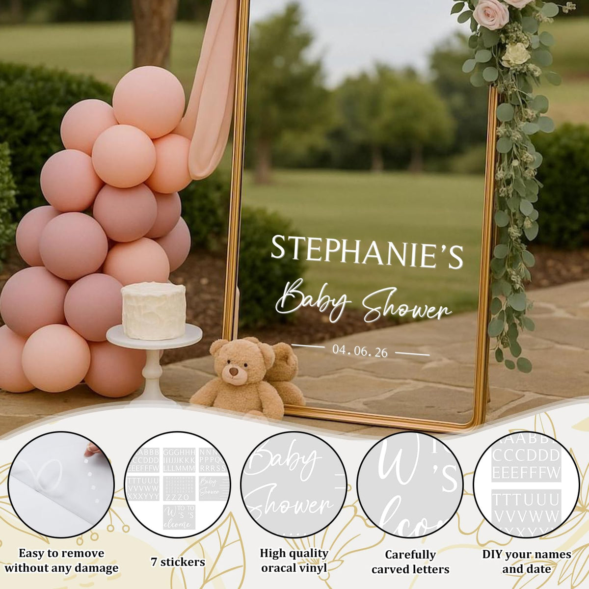 JarThenaAMCS transfer film 7 sheets simplifies precise application and clean transfers.
