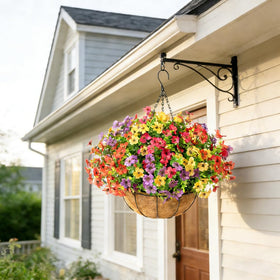 Jasion porch decor enhances curb appeal with effortless maintenance.