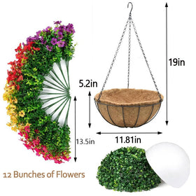 Jasion silk flower bundles deliver lush spring color with minimal care.