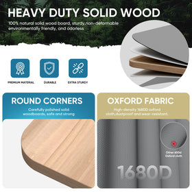 Waterproof 1680D Oxford fabric protects mattresses from spills and moisture.