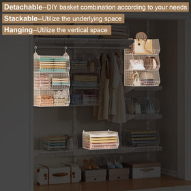 Jautokerdar closet storage ideas for sweaters, shoes, and handbags