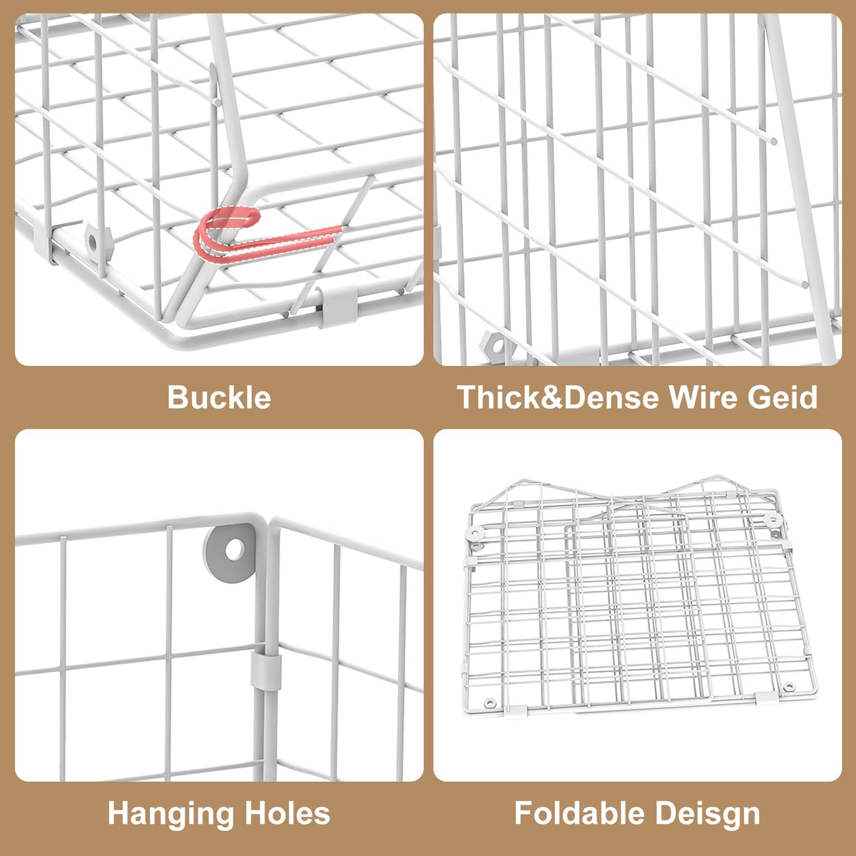 Jautokerdar durable metal wire construction detail for long-lasting storage