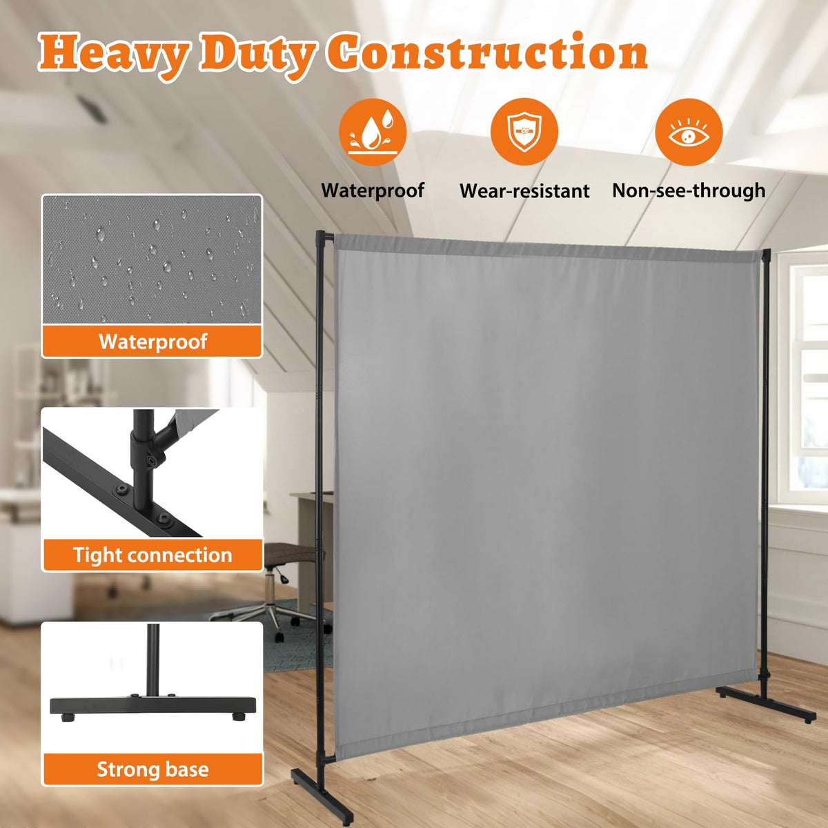 JAUZVIL versatile partition used to create zones within a room