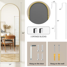 JawGLOW full-body reflection clarity ideal for home outfit checks