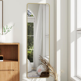 JAWGLOW metal-frame mirror with protective film for safe handling.