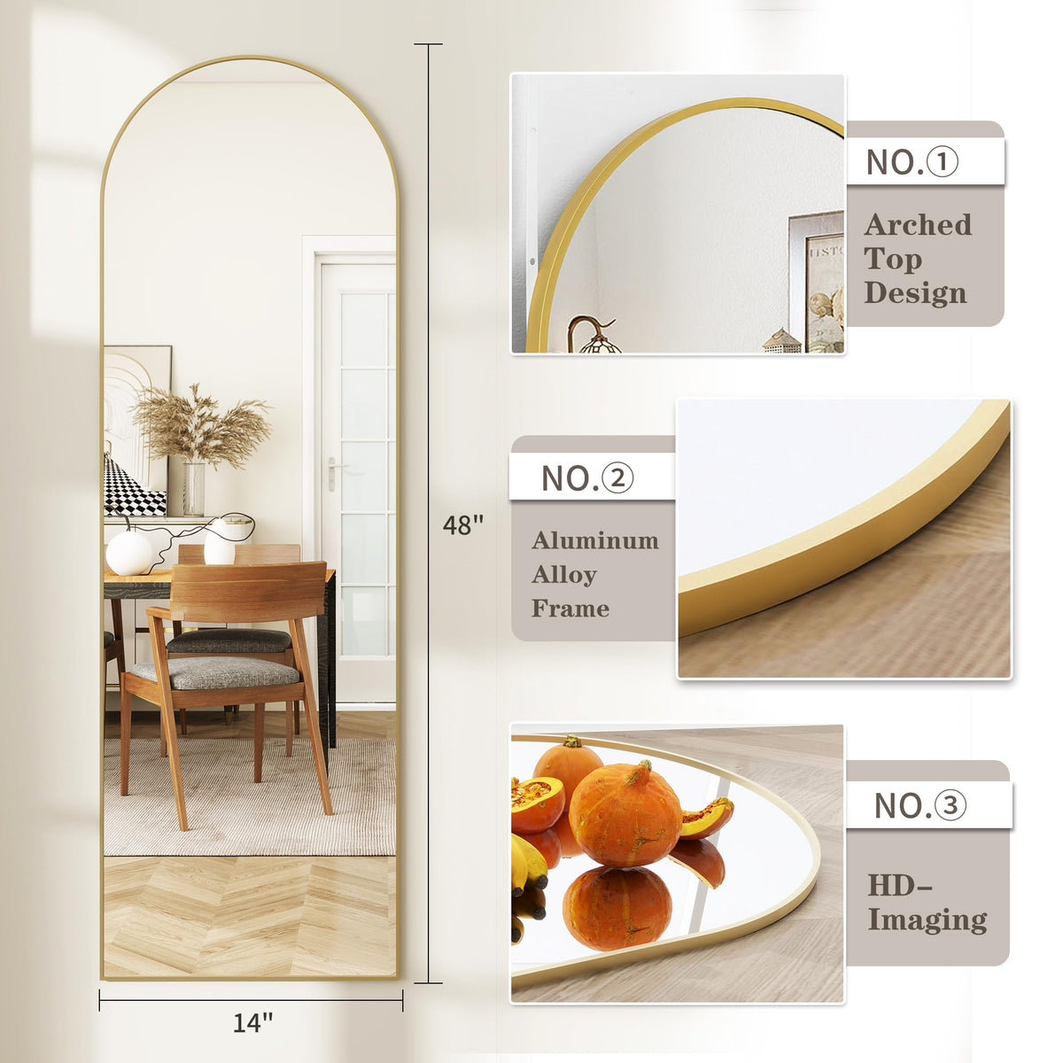 JawGLOW wall mount setup showing horizontal or vertical mounting options
